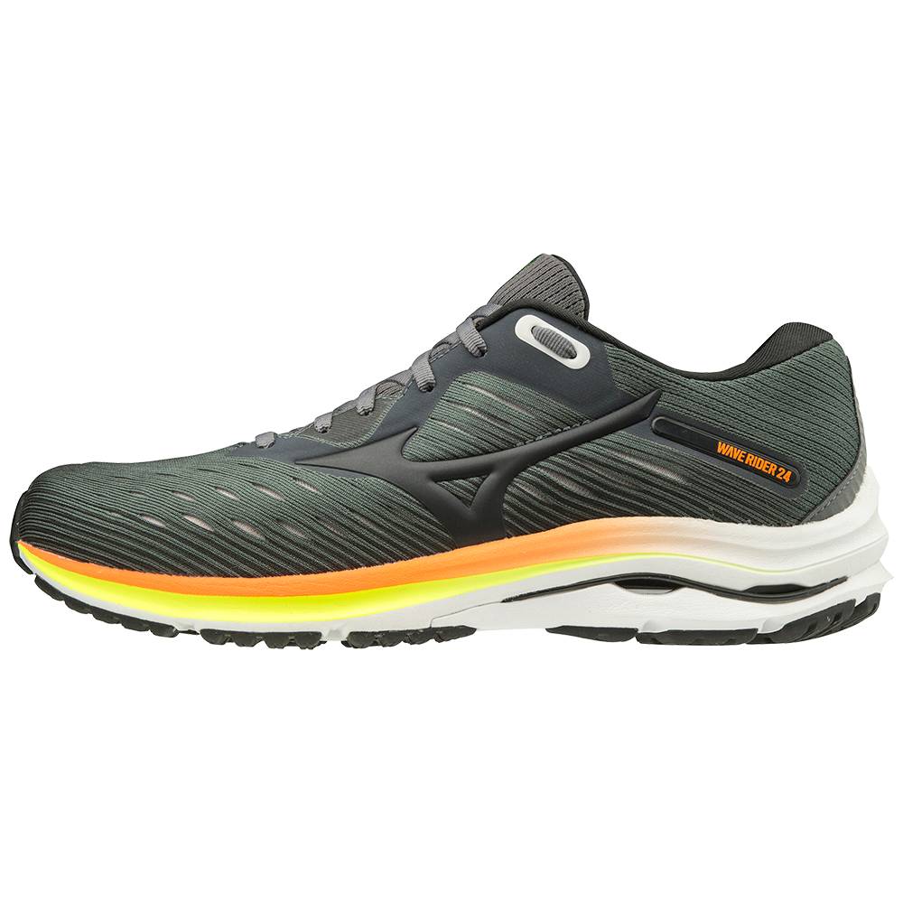 Scarpe Running Mizuno Wave Rider 24 2E (Wide) Uomo - Profondo Verdi - 36751-LTHO